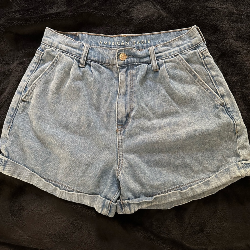 High waisted mom shorts